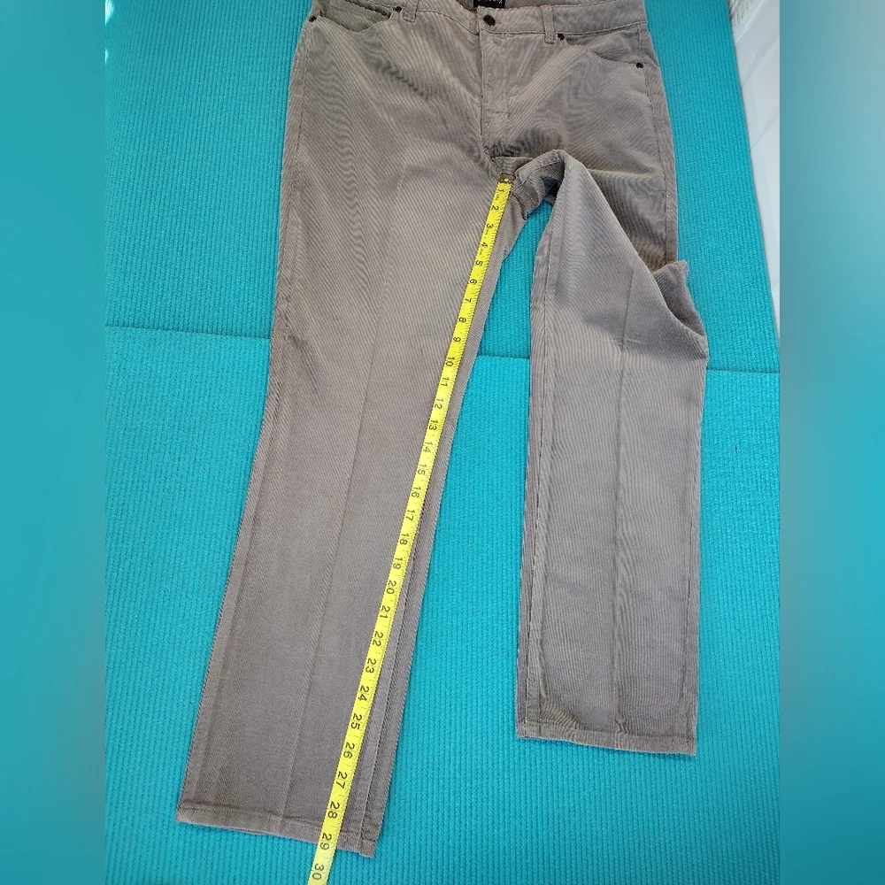 Talbots Womens Corduroy Straight Stretch Jeans High Rise 12P